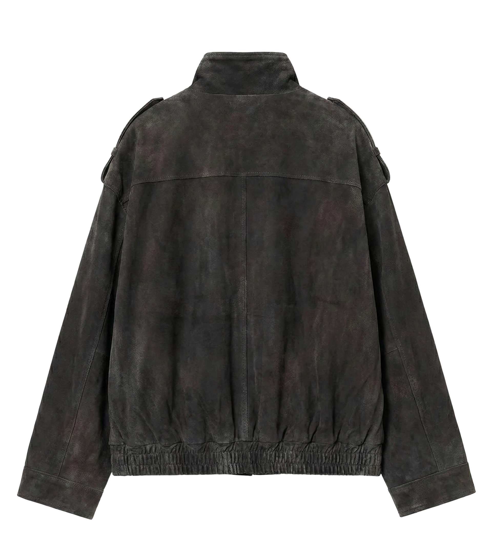 Chaqueta Noir Efecto Ante Estilo Retro